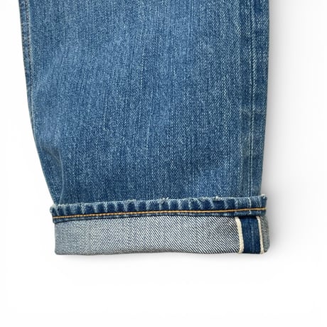 H.UNIT "13.5oz indigo selvage denim used wash" (indigo) unisex