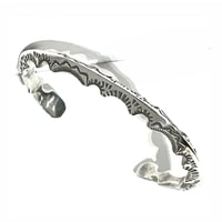 indian jewelry "Ray Adakai(navajo)"triangle zigzag bangle(B)