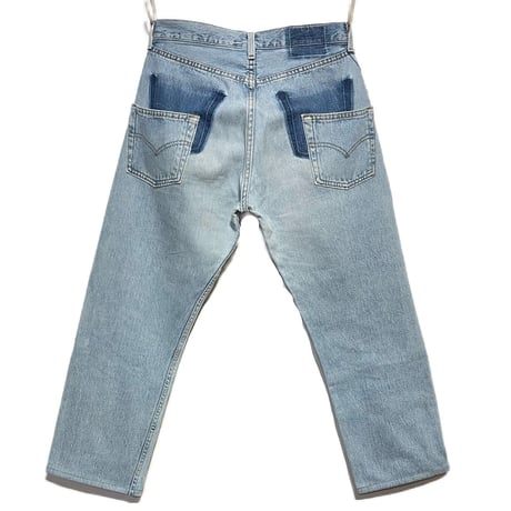 KNIFEWING "rebuild series" used US Levi's bandana crash denim(80B)unisex