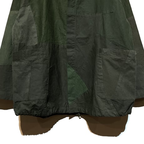 SlowHands”RCL tent pw hooded jacket"(olive-M2)unisex