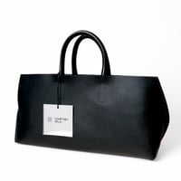 Courtney orla "slope wine tote cow leather"(black)