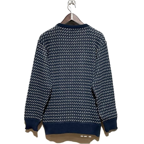 Brimwick U.S.A "birds eye crewneck"(navy)unisex