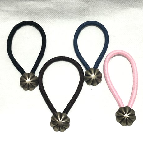 original "brass concho" hair elastic