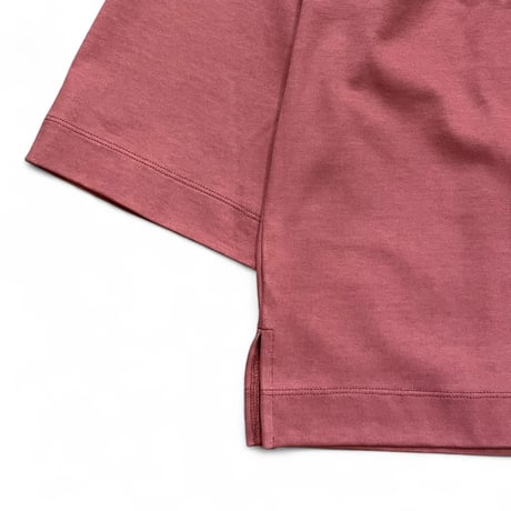 amne "HEAVY PLATING pocket 3/4 tee" (rose) unisex