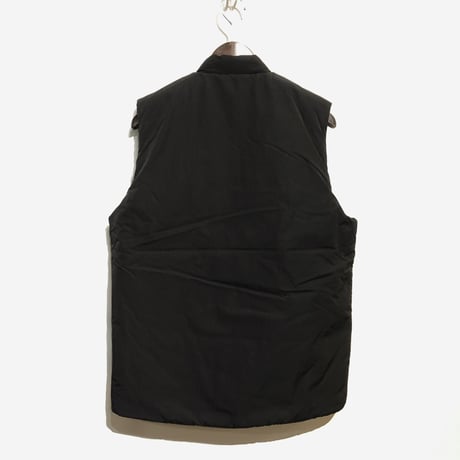 02DERIV "PLIMALOFT® kimono collar vest"(black)