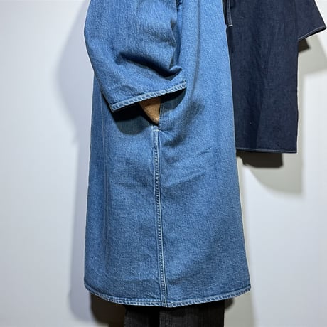 TigreBrocante"12.75oz denim tie up work coat"(women's)