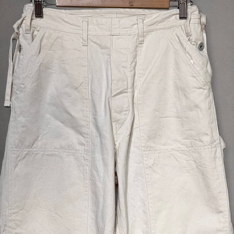 H.UNIT"denim side open painter pants one wash"(kinari)unisex
