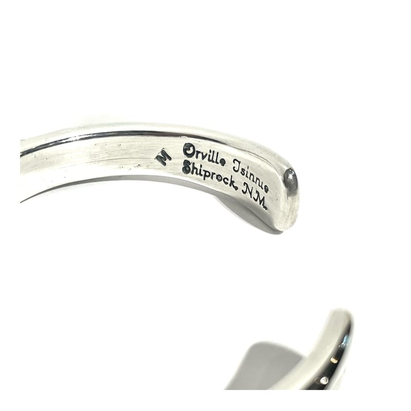 orville tsinnie バングル プレーン 925 Indian L インディアン・ジュエリー INDIAN JEWELRY |ORVILLE TSINNIE