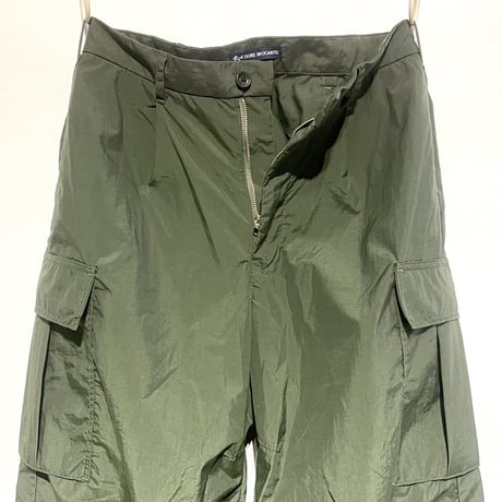 TigreBrocante"nylon tusser cargo pants“(khaki)unisex