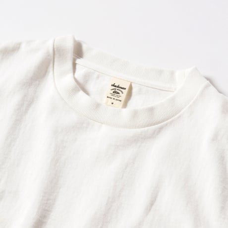 Jackman"dotsume pocket T-shirts"(off white) unisex