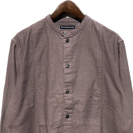 TigreBrocante"vintage ox square yoke long shirts"(brown)unisex