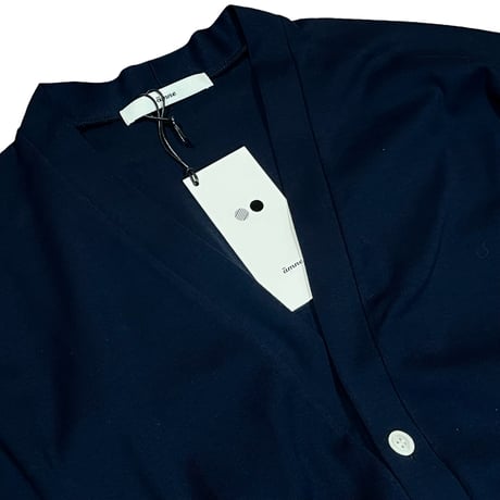 amne "giza round cardigan" (navy) unisex
