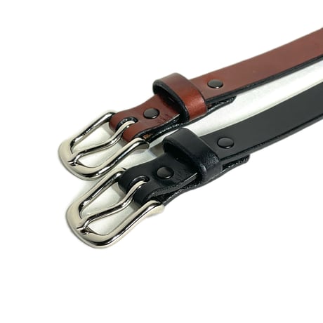 Cellar Leather U.S.A "skinny leather belt" (unisex)