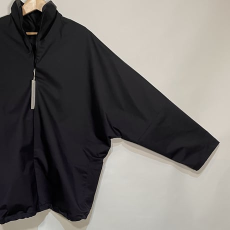 FUNSET OF ART “nylon gabardine stretch 2way smock"(black)unisex