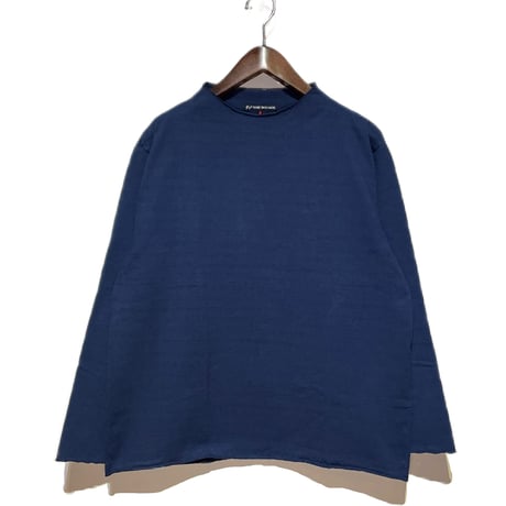 TigreBrocante"midium hard 天竺 bottle neck 9分袖"(navy)unisex