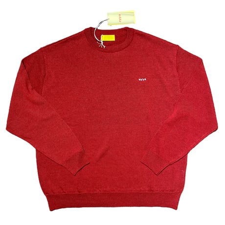 eyya"linen nylon crew neck"(red)unisex