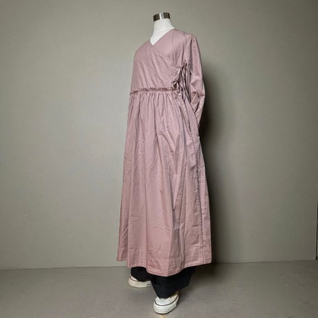 TigreBrocante"ribbon tie gown onepiece"(pink beige)women's