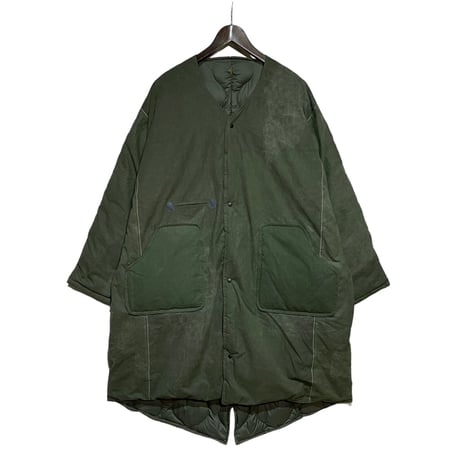 Slow Hands "recycle tent down coat for archive exclusive"(olive×olive)M-A(unisex)