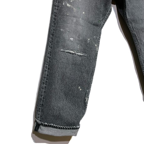 H.UNIT "14oz denim 5P customize" (black) unisex