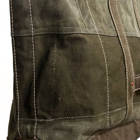 TigreBrocante"Re : military tote bag“(short)unisex