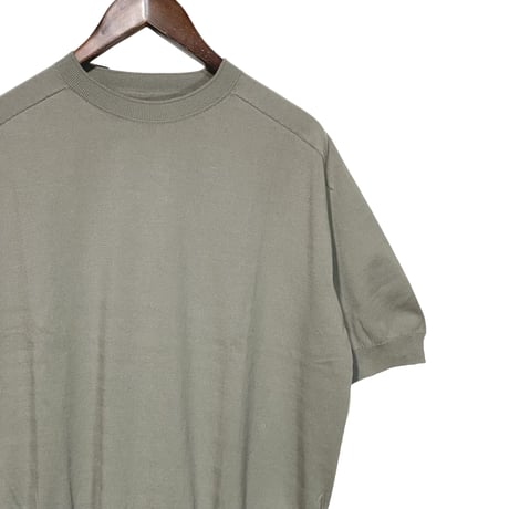 Linen ya(as it is)"crewneck short sleeve cotton knit"(greige)women's