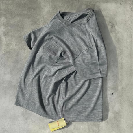 eyya"super merino wool S/S Tee"(gray)unise