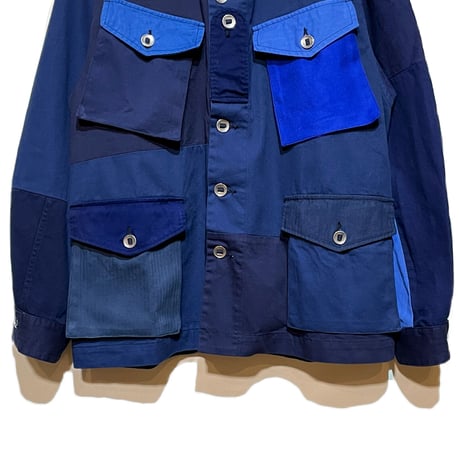 TigreBrocante"euro work mix parachute button jacket-M"(navy mix)unisex