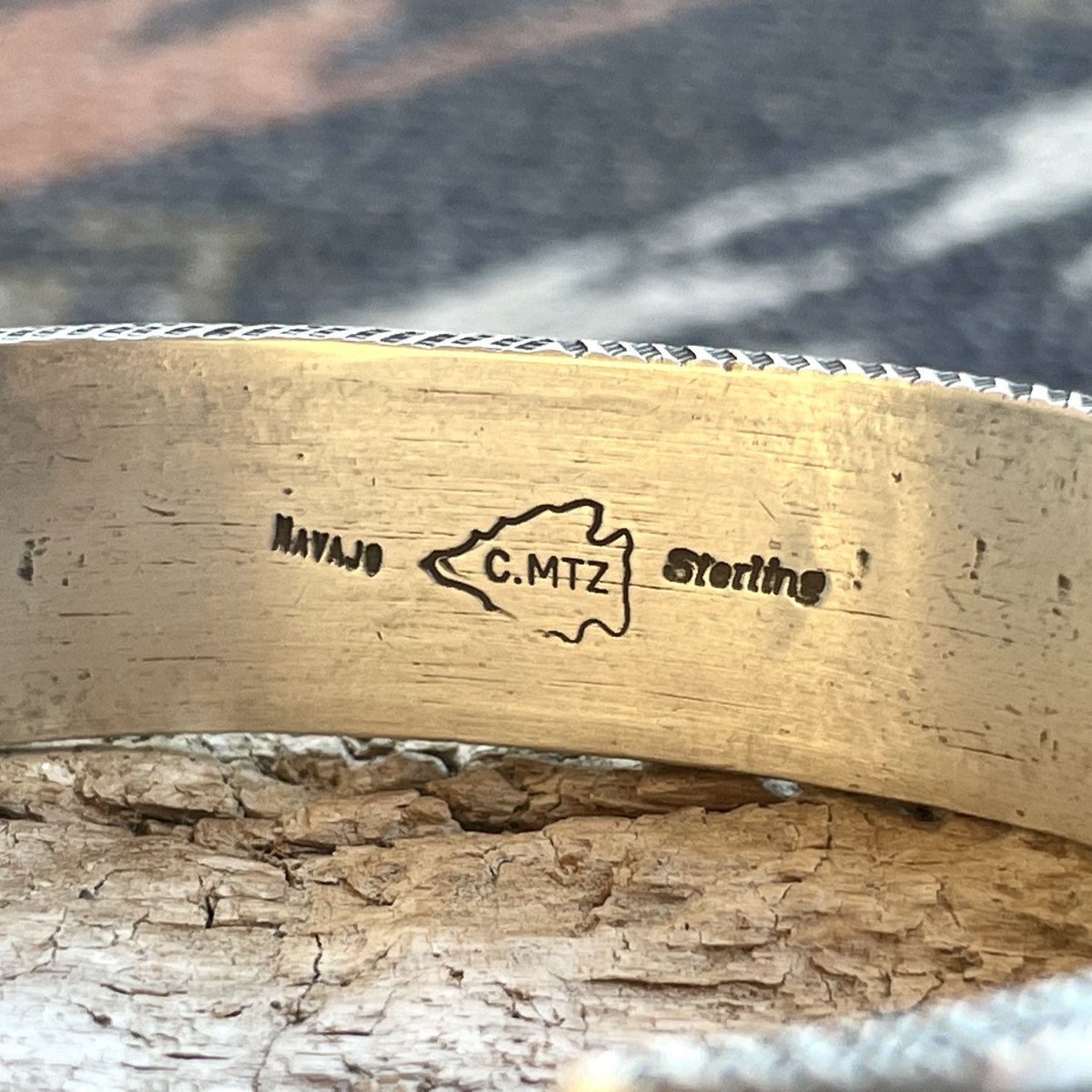 Navajo calvin martinez スタンプワークベルト バックル