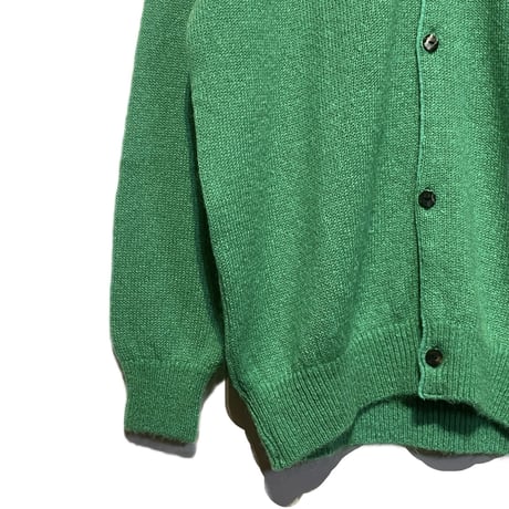 ISLAND KNIT WORKS "mohair cardigan"(green)unisex