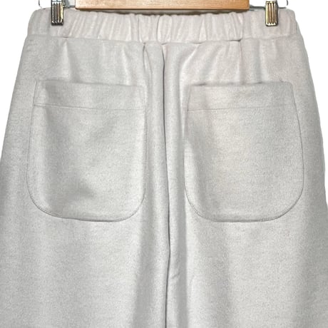 CAERULA PER LIGHTS"double face double tuck pants"(greige)women's