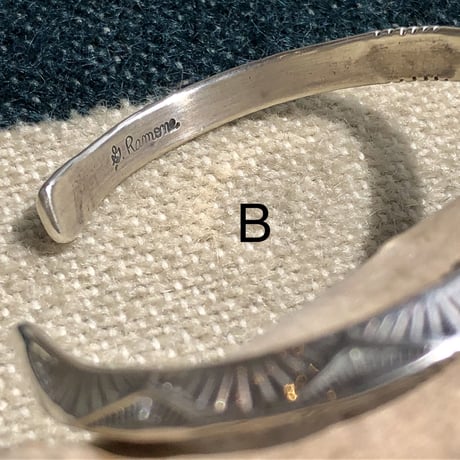 indian jewelry "geneva ramone(navajo)"triange bangle