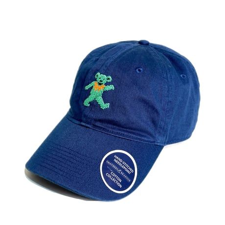 SMATHERS & BRANSON"needle point dancing bear cap"(unisex)