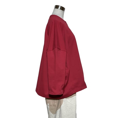 Linen ya"delave cardigan"(red)women's