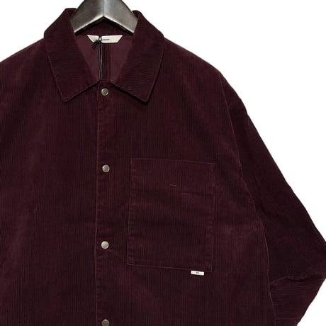 amne "14CORDUROY"coaching jacket (bordeaux) unisex