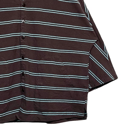 TigreBrocante"ivy border stallman quater sleeve cardigan"(brown)unisex