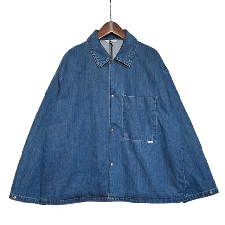 amne "11DENIM coaching jacket" (indigo) unisex