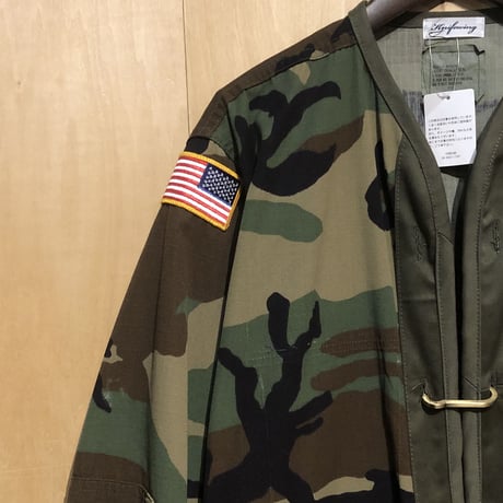 KNIFEWING"remake liner jacket "(US fatigue jk)A