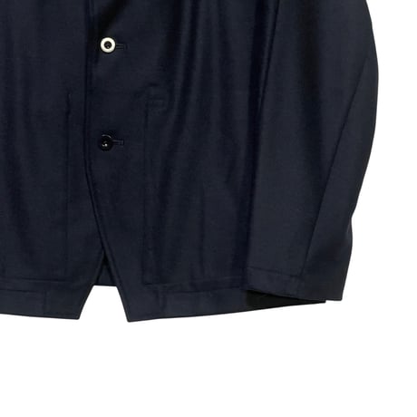 ASEEDONCLOUD"Handwerker HW wool flannel handsfree jacket"(navy)unisex