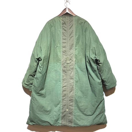 Slow Hands "recycle tent down coat"(olive)M-B(unisex)