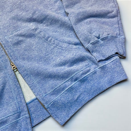 TigreBrocante"marbled open zip parka"(blue)unisex