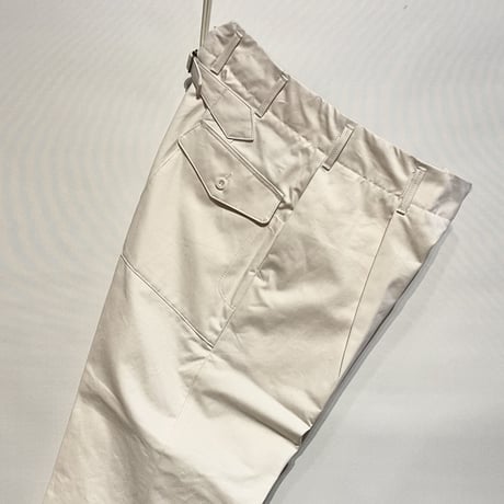 ASEEDONCLOUD"Handwerker bizen no.1 twill slacks" (natural) unisex