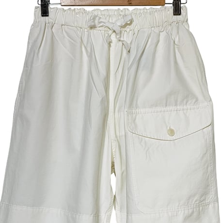 TigreBrocante"C/N grosgrain over string cargo pants“(white)unisex