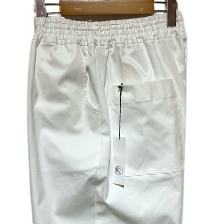 Linen ya"cotton stretch easy pants"(white)women's