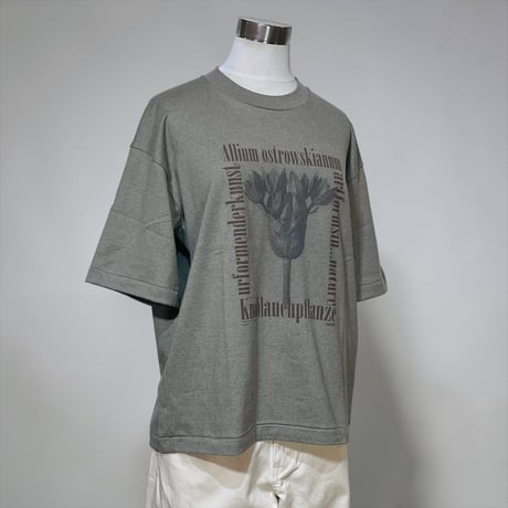 UNDYED 30/2 Karl Blossfeldt Print-T "ALLIUM" (unisex)KH