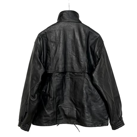 yoused"retro baggies leather jacket"(black)unisex