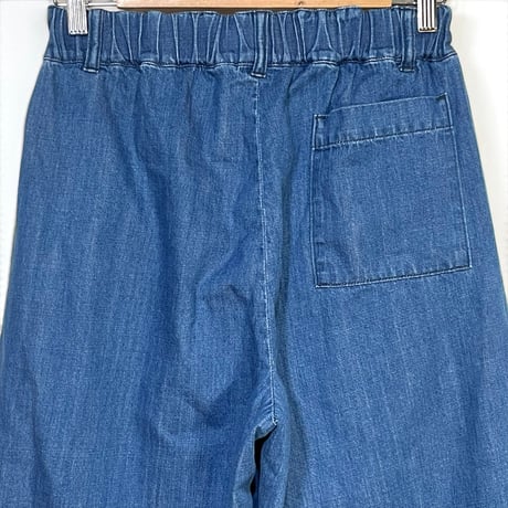 TigreBrocante"7oz denim myao tapered pants"(inidigo fade)women's