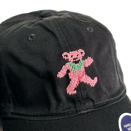 SMATHERS & BRANSON"needle point dancing bear cap"(unisex)