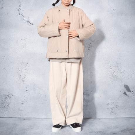 TigreBrocante"typewriter batting flight crew jacket"(beige)women's