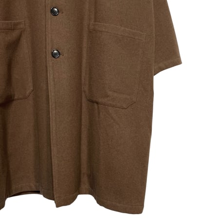 H.UNIT "Wool raglan atelier coat" (mocha) unisex