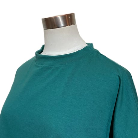Linen ya"delave quater sleeve T-shirs"(green)women's